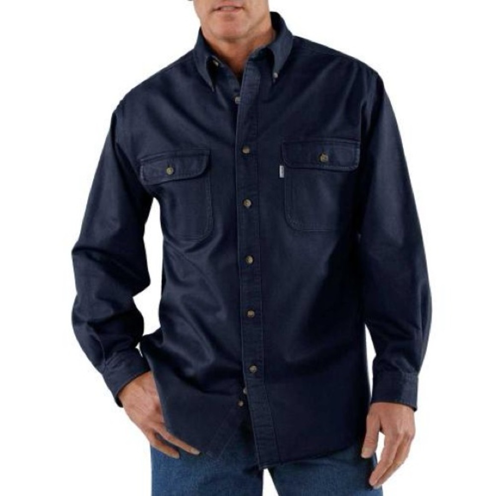 Carhartt Oakman Twill Work Shirt Size Medium